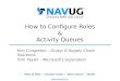 How to Configure Roles & Activity Queues