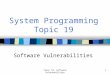 System Programming Topic 19