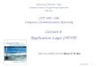 Lecture  6 Application Layer  (HTTP)