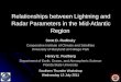 Relationships between Lightning and Radar Parameters in the Mid-Atlantic Region