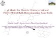 A Model for Electric Characteristics of P3HT:PCBM Bulk Heterojunction Solar Cells