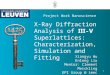 X-Ray Diffraction Analysis of  Ⅲ-Ⅴ Superlattices : Characterization, Simulation and Fitting