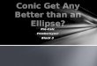 Conic Get  A ny  B etter than an Ellipse?