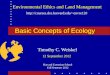 Basic Concepts of Ecology