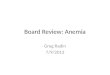 Board Review: Anemia