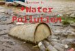 Section 8:  Water Pollution