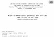 Multidimensional poverty  and  social isolation  in Poland Methods  of  analysis  and  basic results