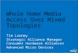 Whole Home Media Access Over Mixed Topologies