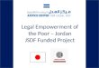 Legal Empowerment of the Poor – Jordan JSDF Funded Project