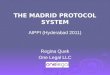 THE  MADRID PROTOCOL SYSTEM