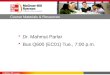 Dr.  Mahmut  Parlar Bus Q600 (EC01)  Tue.,  7:00 p.m