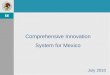 Comprehensive  Innovation System for Mexico