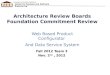 Architecture Review Boards Foundation Commitment Review