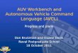 AUV Workbench and Autonomous Vehicle Command Language (AVCL)