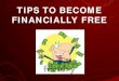 Tips to Become Financially Free - Success Resources Richard Tan