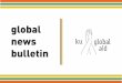 Global News Bulletin Sponsorship Folder