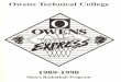 1989-90 Owens Express Men's Basketball Media Guide