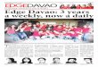 Edge Davao 5 Issue 53 -  Formal Launch as a Daily