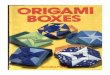 Tomoko Fuse-Origami Boxes