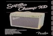 Combo a Valvulas FENDER Super Champ XD - Manual Sonigate