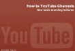 Youtube Channel: Creation & Customization