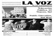 La Voz 5 Enero/January 2010