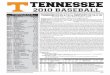 Tennessee Baseball Game Notes - Kentucky Series 4/30-5/2
