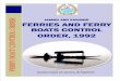 THE JAMMU AND KASHMIR FERRIES AND FERRY BOATS CONTROL ORDER 1992