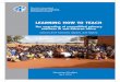 Learning how to teach - The upgrading of unqualified primary teachers in sub-Saharan Africa