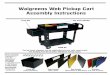 Walgreens Web Pickup Cart Assembly Instruction Sheet