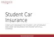 Student car insurance