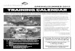 2013 Spring/Summer Training Calendar