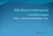 All about enterprise mobile apps