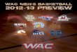 2012-13 WAC Men's Basketball Preview