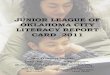 2011 Literacy Report Card of Junior League of Oklahoma City