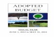 Rye Brook - Final Budget 2012-13