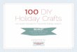 100 Holiday DIY Crafts