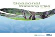 VEWH Seasonal Watering Plan 2012-13