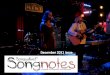 Songsalive! Songnotes December 2011