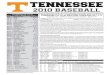 Tennessee Baseball Game Notes - at Western Carolina - 4-21