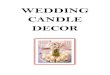 Wedding Candle Decor & Favors