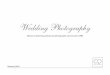 Wedding Photographer Brochure Spring 2013
