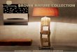 Brown Nature Drift Wood Lighting Collection