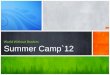 Summer Camp'12