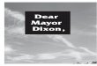 Dear Mayor Dixon,
