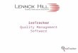 Isotracker Quality Management System QMS Overview