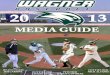 2013 Wagner Baseball Media Guide