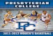 2011-12 Presbyterian College Women's Basketball Guide