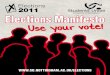 University of Nottingham Students' Union - Elections 2011 Manifesto - Use Your Vote!