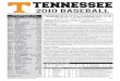 Tennessee Baseball Game Notes - vs. Alabama - 5/20-22